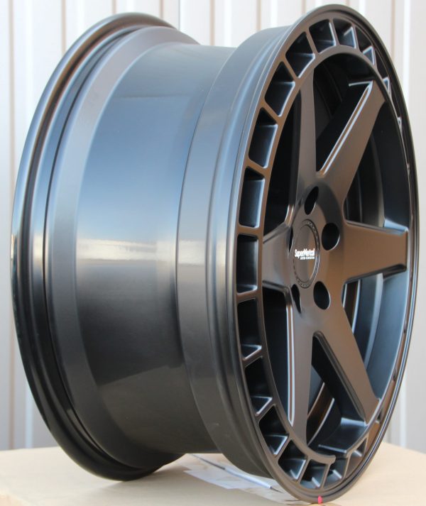 Alufelgen SuperMetal Charger 9x20 ET45 schwarz matt – Bild 5