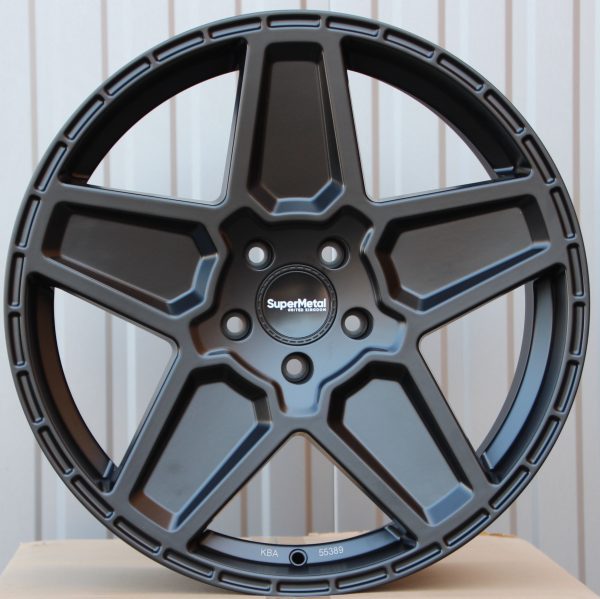 Alufelgen SuperMetal Rocket 9x20 ET45 schwarz matt – Bild 2