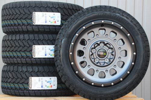 Twin Monotube AT3 Stone mit Ring 235 55 17 General Grabber AT3 Räder Alufelgen Twin Monotube AT3 Stone mit Ring 17 Zoll + General Grabber AT3 All Terrain Off Road