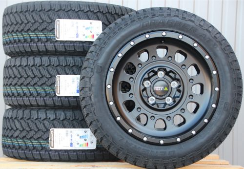 Twin Monotube AT3 schwarz mit Ring 235 55 17 General Grabber AT3 Räder Alufelgen Twin Monotube AT3 mit Ring 17 Zoll + General Grabber AT3 All Terrain Off Road