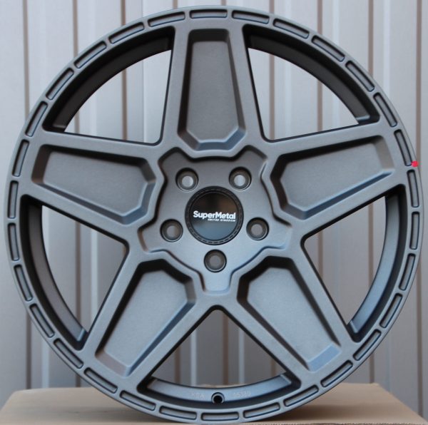 Alufelgen SuperMetal Rocket 9x20 ET45 matt grau – Bild 2