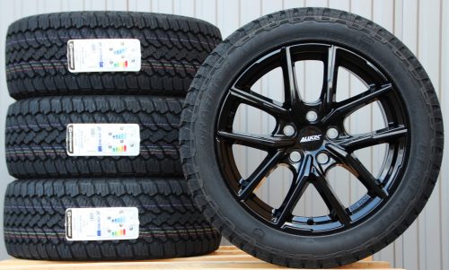 Alutec Avelenox 8x18 gloss black 235 50 18 General Grabber AT3 18 Zoll Räder Alufelgen Alutec Avelenox schwarz + General Grabber AT3 All Terrain Reifen