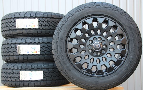 Räder Alufelgen MSW99 schwarz 17 Zoll + Bridgestone Dueler AT-002 All Terrain Off Road – Bild 2