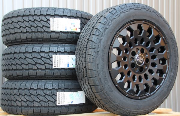 Räder Alufelgen MSW99 schwarz 17 Zoll + Bridgestone Dueler AT-002 All Terrain Off Road – Bild 3