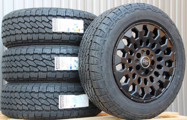 Räder Alufelgen MSW99 schwarz 17 Zoll + Bridgestone Dueler AT-002 All Terrain Off Road – Bild 3
