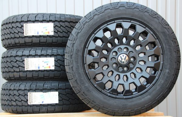 Räder Alufelgen MSW99 schwarz 17 Zoll + Bridgestone Dueler AT-002 All Terrain Off Road