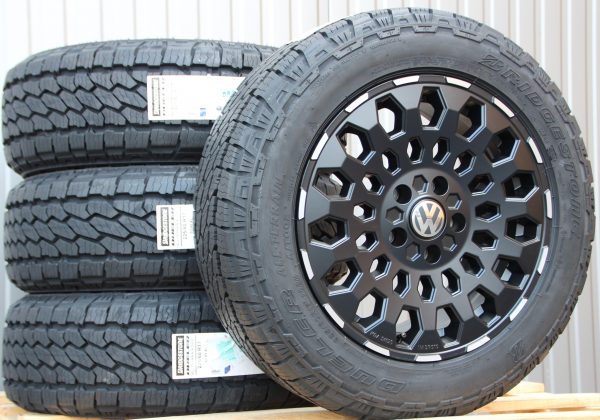 Räder Alufelgen MSW99 schwarz poliert 17 Zoll + Bridgestone Dueler AT-002 All Terrain Off Road – Bild 2