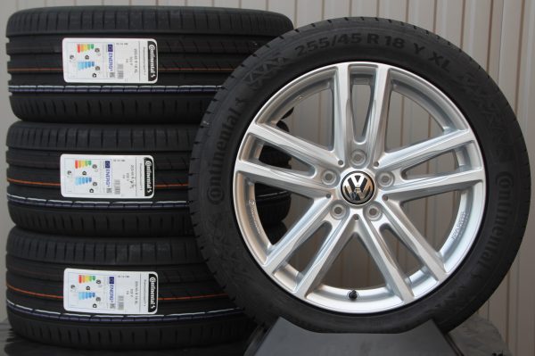 Alufelgen Rial X10X silber 18 Zoll + Continental PremiumContact 7 Sommerreifen