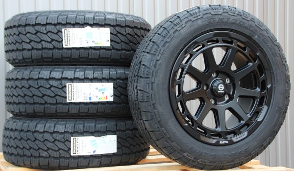 Räder Alufelgen Sparco Gravel schwarz 17 Zoll + Bridgestone Dueler AT-002 All Terrain Off Road - Image 2