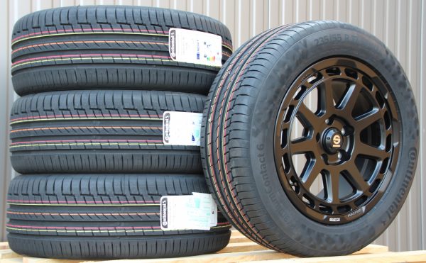 Räder Alufelgen Sparco Gravel schwarz 17 Zoll + Continental Sommerreifen - Image 2