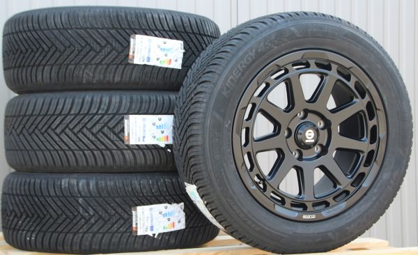 Räder Alufelgen Sparco Gravel 17 Zoll schwarz matt 235/55 R17 Hankook Allwetterreifen - Image 2