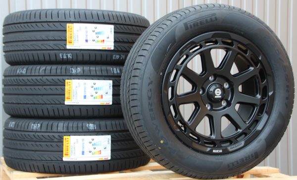 Räder Alufelgen Sparco Gravel schwarz 17 Zoll + Pirelli Sommerreifen - Image 2