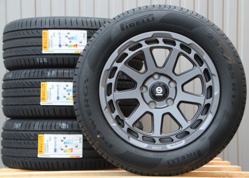 Räder Alufelgen Sparco Gravel grau 17 Zoll + Pirelli Sommerreifen 235/55 R17 103Y
