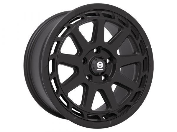 Satz Alufelgen Sparco Gravel 8x18 ET45 schwarz matt