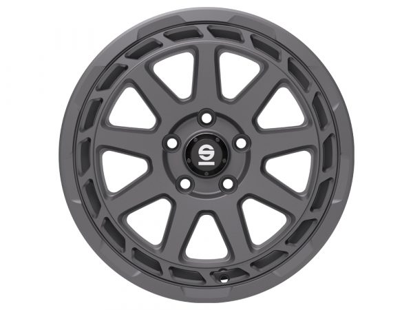 Satz Alufelgen Sparco Gravel 8x18 ET45 matt graphite