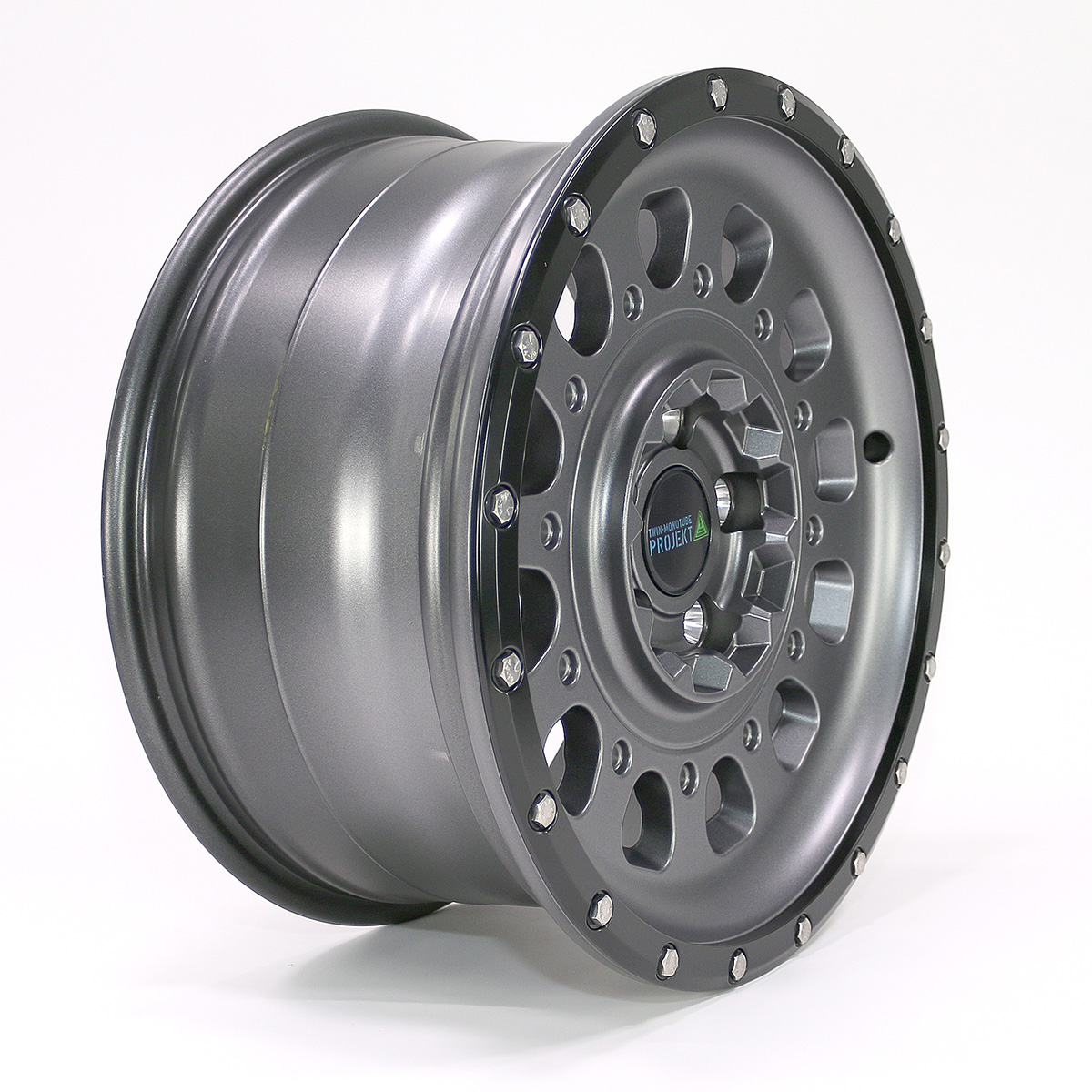 Alufelgen Twin Monotube Projekt AT3 8x17 ET40 mit Anfahrschutz Stone – Bild 2