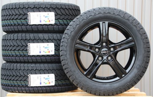 Räder Alufelgen Borbet CWD 17 Zoll schwarz + General Grabber AT3 All Terrain Off Road Reifen