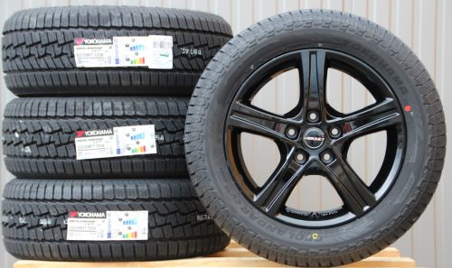 Räder Alufelgen Borbet CWD 17 Zoll schwarz + Yokohama Off Road Allwetterreifen