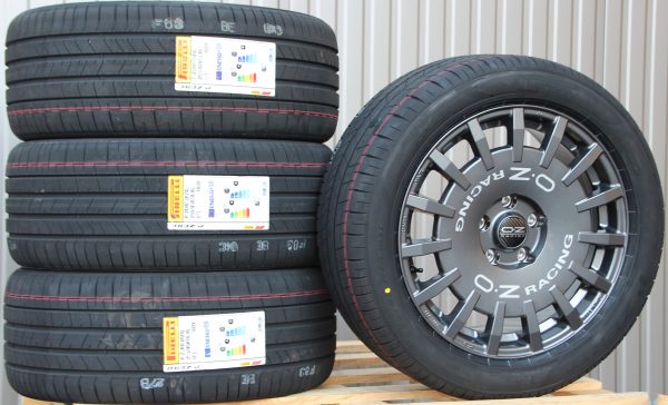 Satz Räder Alufelgen OZ Rally Racing Van 18 Zoll graphite + Pirelli PZero PZ4 Sommerreifen - Image 2