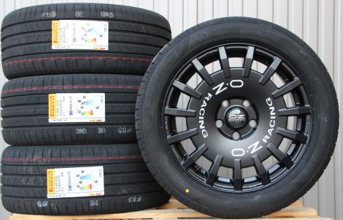 Satz Räder Alufelgen OZ Rally Racing Van 18 Zoll schwarz matt + Pirelli PZero PZ4 Sommerreifen