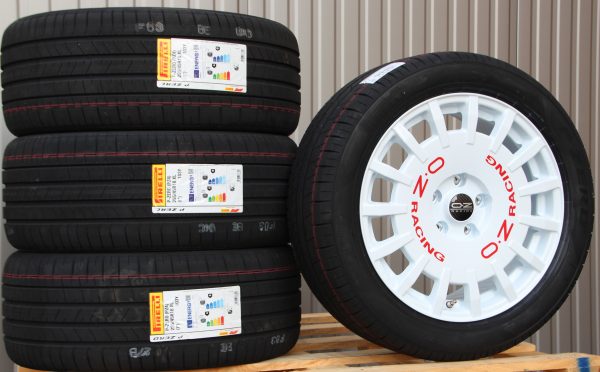 Satz Räder Alufelgen OZ Rally Racing Van 18 Zoll weiß + Pirelli PZero PZ4 Sommerreifen - Image 2