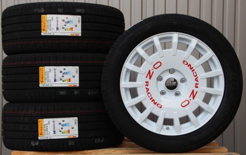 Satz Räder Alufelgen OZ Rally Racing Van 18 Zoll weiß + Pirelli PZero PZ4 Sommerreifen