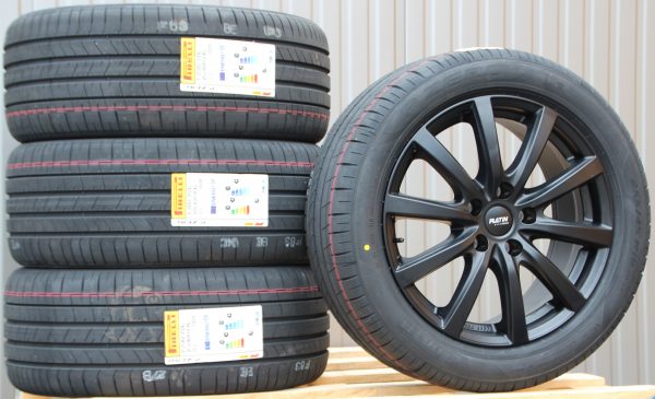 Satz Räder Alufelgen Platin P69 18 Zoll schwarz matt + Pirelli PZero PZ4 Sommerreifen - Image 2