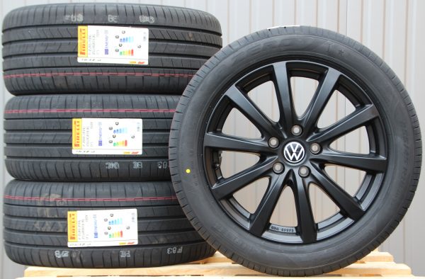 Satz Räder Alufelgen Platin P69 18 Zoll schwarz matt + Pirelli PZero PZ4 Sommerreifen - Image 3