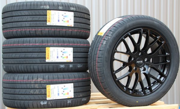 Satz Räder Alufelgen Platin P70 18 Zoll schwarz glanz + Pirelli PZero PZ4 Sommerreifen - Image 2