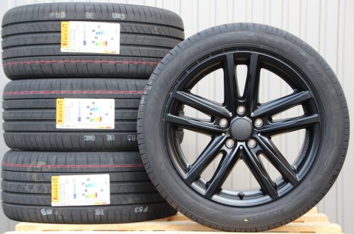 Satz Räder Alufelgen Rial X10X 18 Zoll schwarz matt + Pirelli PZero PZ4 Sommerreifen