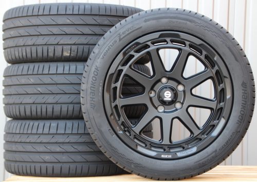 Räder Alufelgen Sparco Gravel 18 Zoll schwarz matt 255/45 R18 Hankook Sommerreifen