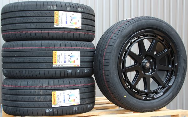 Satz Räder Alufelgen Sparco Gravel 18 Zoll schwarz matt + Pirelli PZero PZ4 Sommerreifen - Image 2
