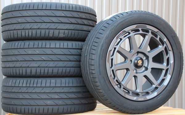 Räder Alufelgen Sparco Gravel 18 Zoll matt grau 255/45 R18 Hankook Sommerreifen - Image 2
