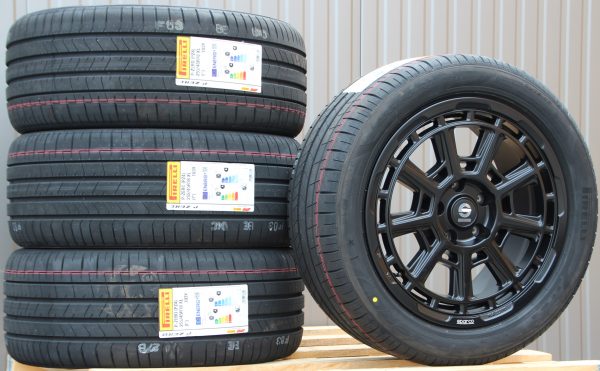 Satz Räder Alufelgen Sparco Sterrato 18 Zoll schwarz matt + Pirelli PZero PZ4 Sommerreifen - Image 2