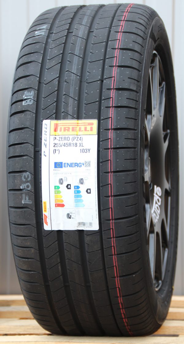 Satz Räder Alufelgen Sparco Terra 18 Zoll schwarz matt + Pirelli PZero PZ4 Sommerreifen - Image 3