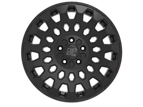 Satz Alufelgen MSW99 8x17 ET45 schwarz matt