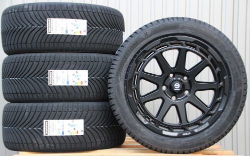 Sparco Gravel 8x18 matt black 255 45 18 Bridgestone Turanza AllSeason 6 Alufelgen Sparco Gravel schwarz 18 Zoll + Bridgestone Allwetterreifen