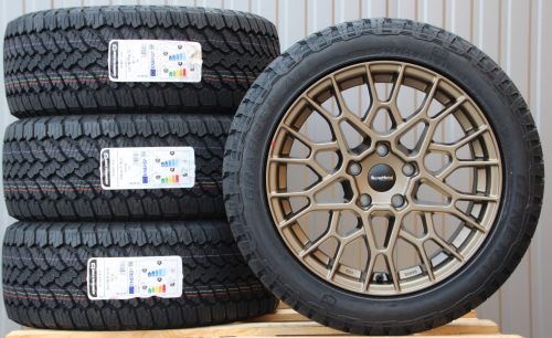 18 Zoll Räder Alufelgen Supermetal Cell ultra matt bronze + General Grabber AT3 All Terrain