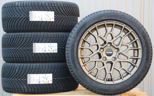 Supermetal Cell 8,5x18 matt bronze 255 45 18 Bridgestone Turanza AllSeason-6 Alufelgen Supermetal Cell 18 Zoll bronze + Bridgestone Allwetterreifen