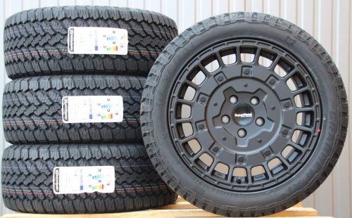 18 Zoll Räder Alufelgen Supermetal Rig matt black + General Grabber AT3 All Terrain