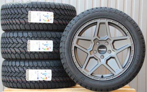 18 Zoll Räder Alufelgen Supermetal Rocket matt grau + General Grabber AT3 All Terrain