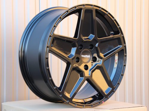 Alufelgen SuperMetal Rocket 9x20 ET45 schwarz glänzend