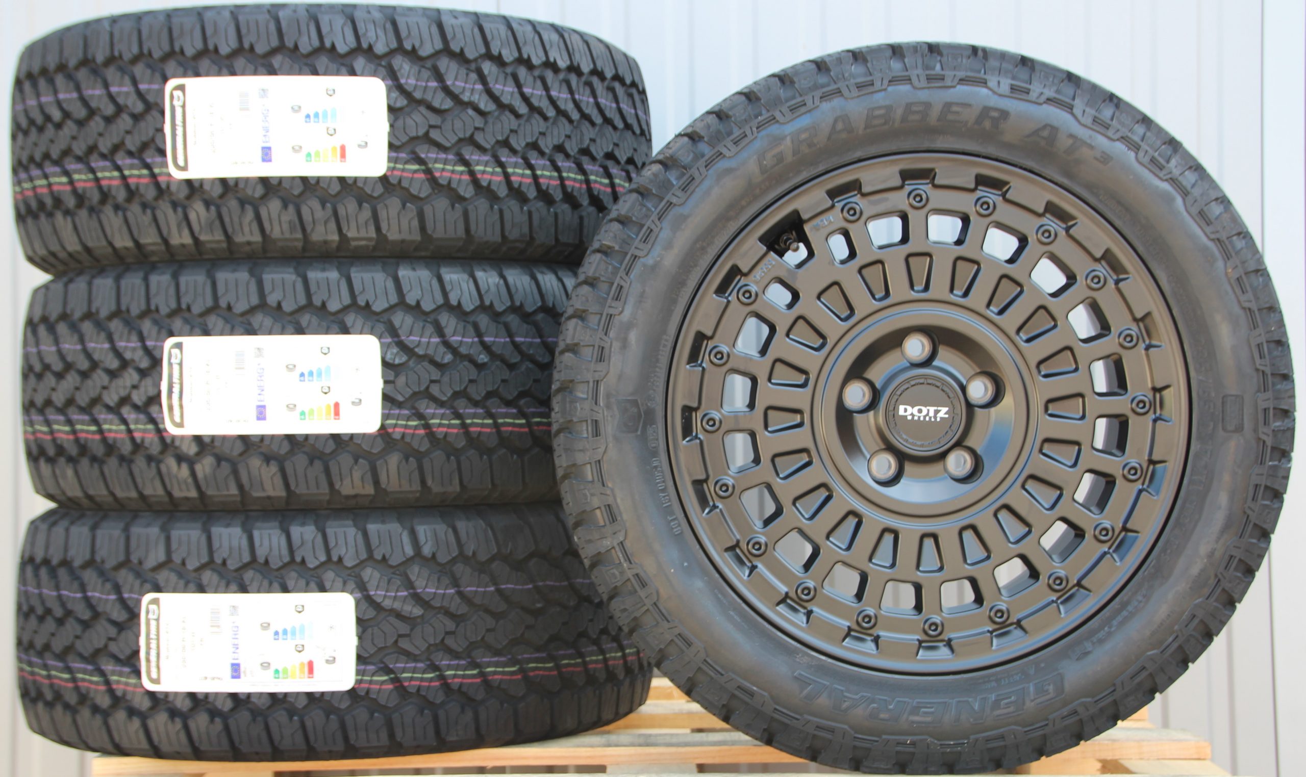 Räder Alufelgen DOTZ Talara 17 Zoll + General Grabber AT3 Off Road Reifen All Terrain Reifen