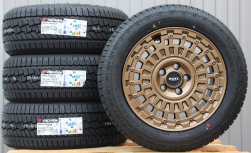 Räder Alufelgen DOTZ Talara 17 Zoll bronze + Yokohama G-061 4CV Off Road Reifen Allwetterreifen