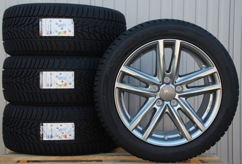 Rial X10X 18 Zoll metal grey 255 45 18 Hankook Icept Evo-3 Räder Alufelgen Rial X10X 18 Zoll grau 255/45 R18 Hankook Winterreifen