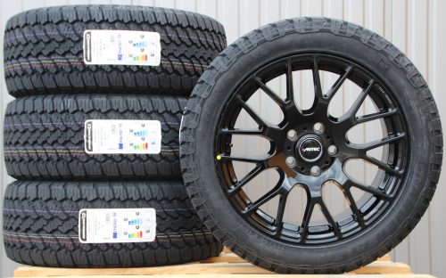 Autec Nimah 8x18 schwarz 235 50 18 General Grabber AT3 18 Zoll Räder Alufelgen Autec Nimah schwarz+ General Grabber AT3 All Terrain Reifen