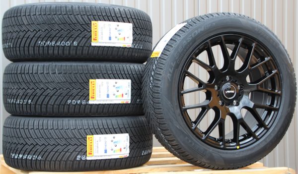 18 Zoll Räder Alufelgen Autec Nimah schwarz+ Pirelli Allwetterreifen – Bild 2