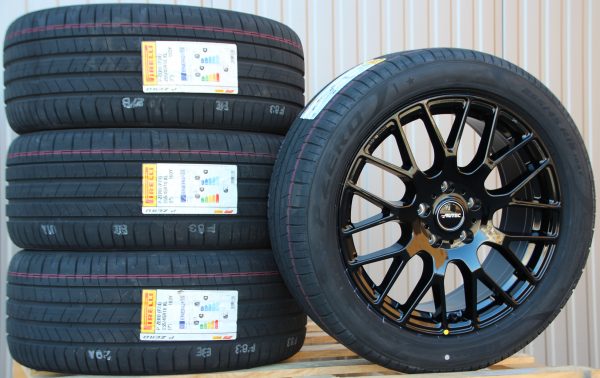 Satz Räder Alufelgen Autec Nimah 18 Zoll schwarz + Pirelli Sommerreifen – Bild 2
