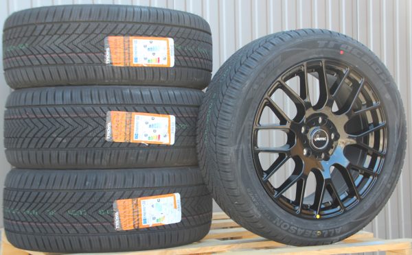 18 Zoll Räder Alufelgen Autec Nimah schwarz+ Allwetterreifen 255/45 R18 103Y – Bild 2