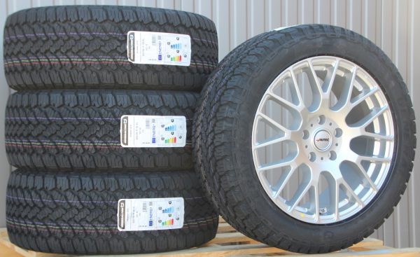 18 Zoll Räder Alufelgen Autec Nimah silber+ General Grabber AT3 All Terrain Reifen – Bild 2